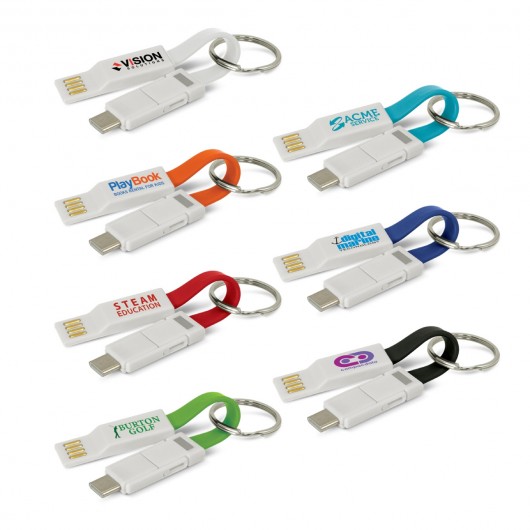 Promotional Keyring Charging Cables
